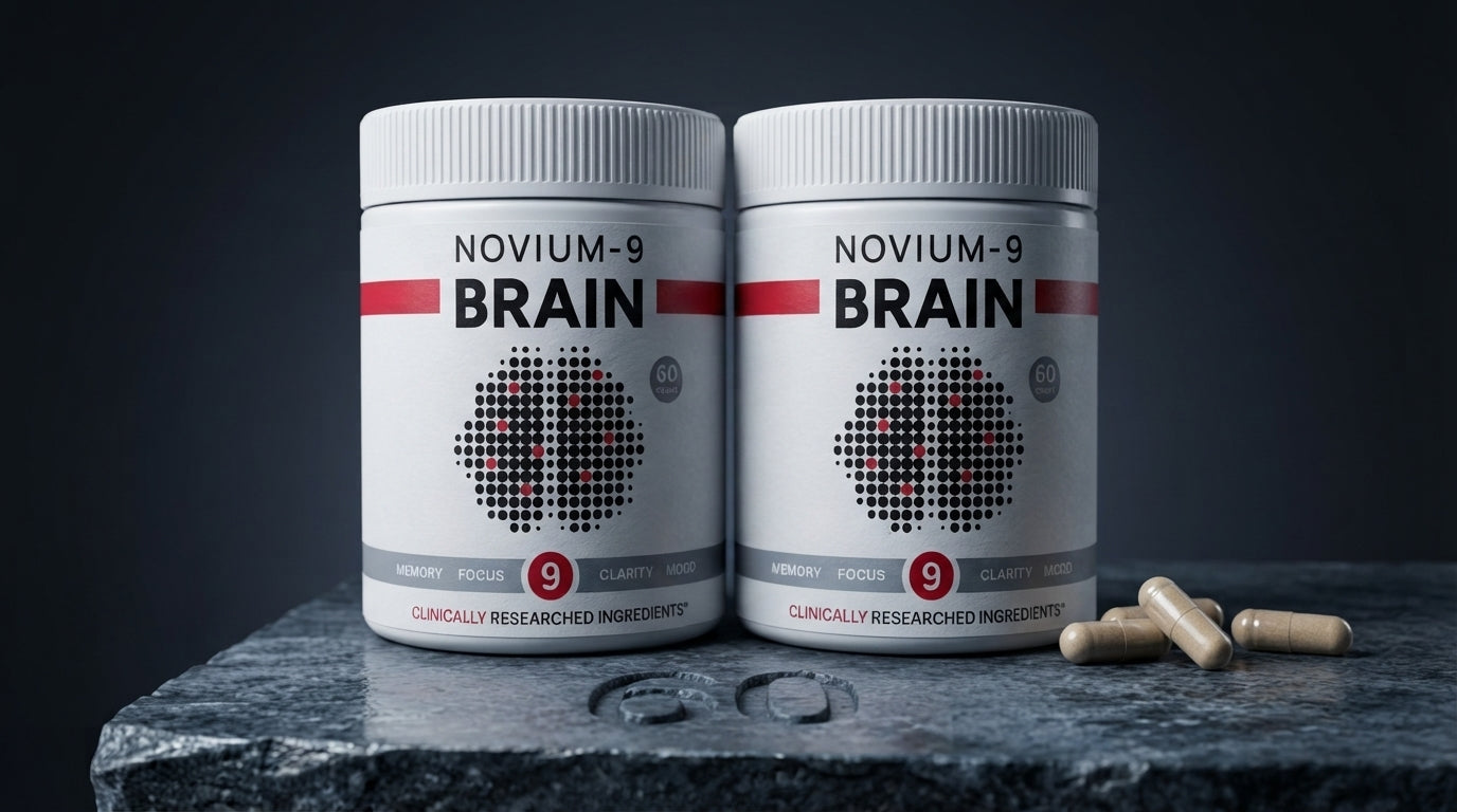Novium-9 Brain 60-Day Starter — two bottles, covered by our 60-day guarantee